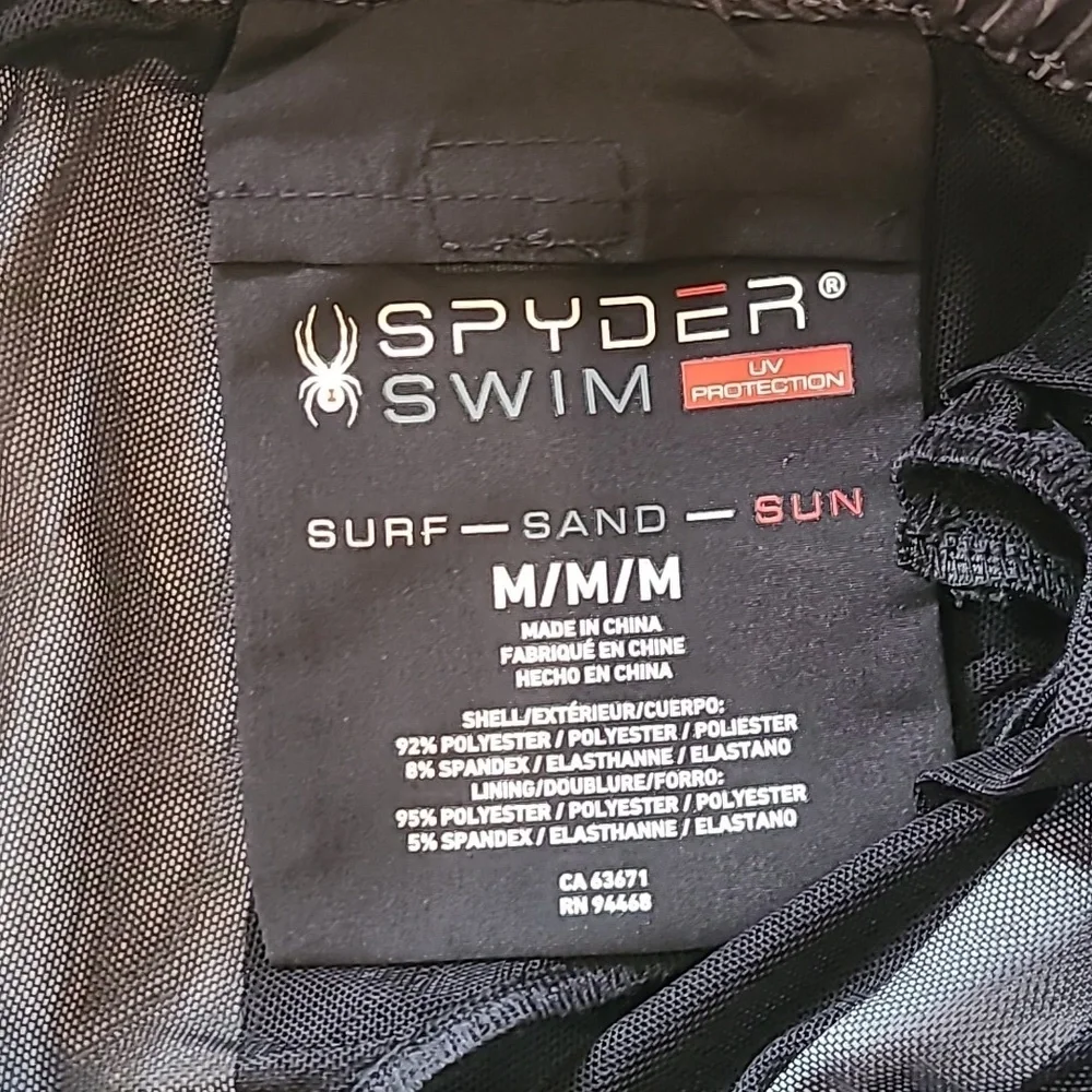Spyder Swimsuit SWIM TRUNKS Size Medium
